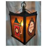 14-K Hudepohl Beer Overhead Light Advertiser