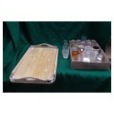 Shot Glasses and Serving tray