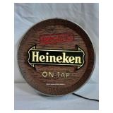 Heineken Barrel Light up Beer Sign