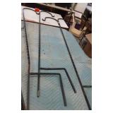 3 Wrought Iron Shepherds Hooks