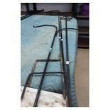 Lot of 4) Wrought Iron Shepherd Hooks