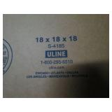 NEW Uline 18" x 18" x 18" cardboard Boxes