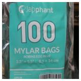 Robin color Mylar bags 50 bags / 100 per bag