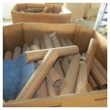 large skid full of package tubes 21