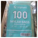 Robin color Mylar bags 50 bags / 100 per bag