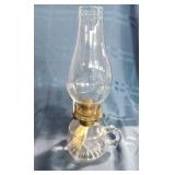 Pressed Glass Hand Lamp