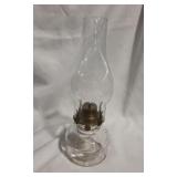 Antique Clear Glass Glass Hand Oil Lamp