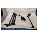 Antique Brass Fleur De Lis Joint Swing arm