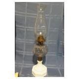 Opaque Glass Oil Lamp