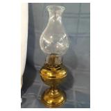 Brass Round Pedestal Lamp