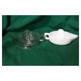 Sunkist Milk Glass Juicer