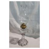 U.S. Glass "Church Window Oil Lamp