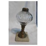 Antique 8" Composite Glass Melon Ribbed Font