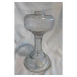 Antique Pedestal Oil Lamp unfinished