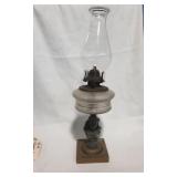 Figural Lady Bust Oil Lamp