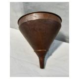 Primative Copper Funnel with Strainer Screen