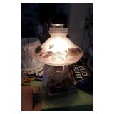 Antique converted to electric oil lamp