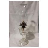 Duncan Bar Rayed Panel Oil Lamp