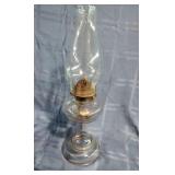 Clear Glass Oil Lamp