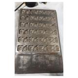 Antique Cast Aluminum Chocolate Mold