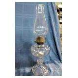 Antique Pedestal Oil Lamp