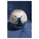 Small Painted Oil lamp Globe