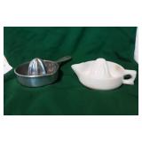 Sunkist Milk Glass Juicer/Reamer