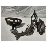 Cast Iron Wall Mount Lamp Holder