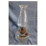 Antique Hand Oil Lamp, tapered bottom
