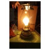 Antique converted Oil lamp