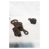 Antique Double Pulleys