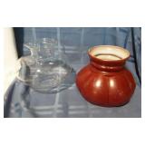 Antique Oil Lamp Shades (2)