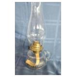 Victorian Hand Oil Lamp
