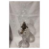 Pressed Glass Oil Lamp
