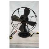 Peerless Brass Table Fan