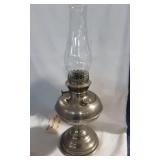 Antique Rayo Nickel plate Oil Lamp