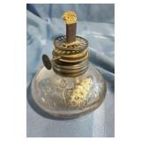 Miniature Glass Oil Lamp