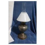Bradley &Hubbard Nickel Plate Lamp