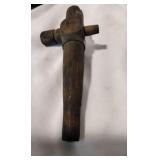 Antique 8.5" Wood Beer Barrel Tap