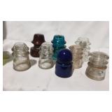 Vintage Hemingray Insulatores (8)