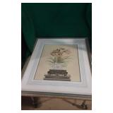 Framed Lilies, Watercolor