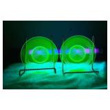 Hocking Glass Roulette  Dessert Plates 2