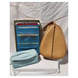 Vintage Travel Bags & Jewelry Roll