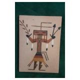Navajo Sand Painting " Holy Man"