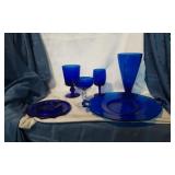 Cobalt Glassware 6 pcs
