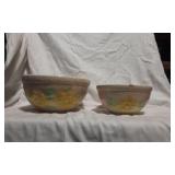 Vintage Hull Sunflower Mixing Bowls