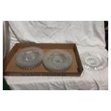 Set of 11 Heisey 7.5" Starburst Plates