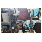 Lot of (3) Table lamps