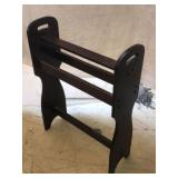 Vintage Wooden Quilt Rack