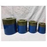 Retro Counterpoint Aluminum Canister Set